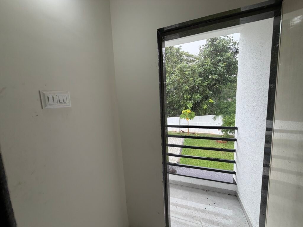 Nandan Villa Karjat, Bedroom 1 balcony