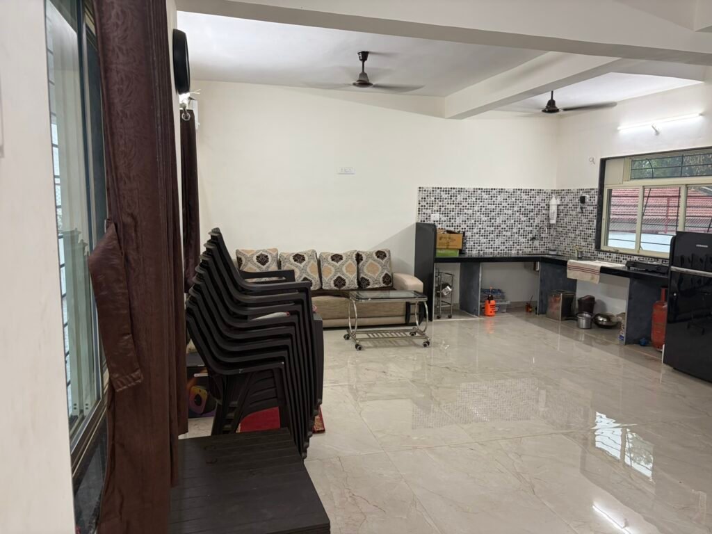 Nandan Villa Karjat, Hall towards kitchen